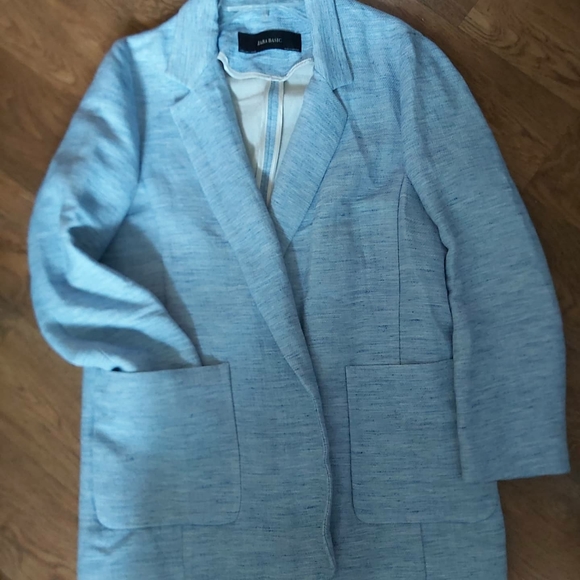 Zara Jackets & Blazers - Zara baby blue blazer.